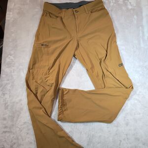 Outdoor Research Ferrosi Pants Mens 32 (31x31) Bronze Performance Stretch STAIN